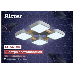 Потолочная люстра Ritter Scandia 52073 3